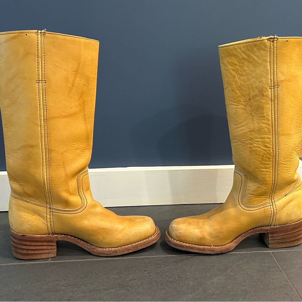 VINTAGE FRYE CAMPUS BOOTS! - Picture 7 of 9
